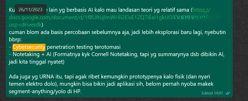 I've pitched this idea of applying LLMs on Cybersec stuff way back then